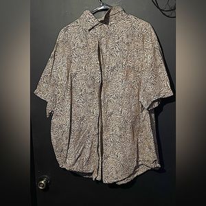 Short sleeve vintage button up